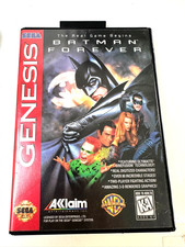 Batman Forever Sega Genesis Game CIB Complete Tested Authentic 1995
