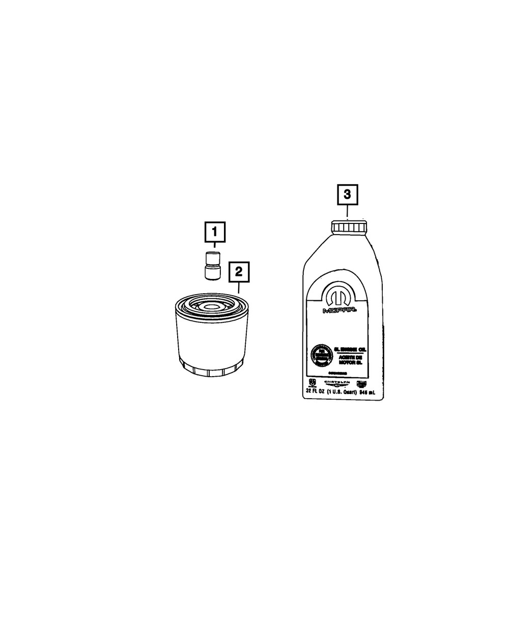 Genuine Mopar Engine Oil Filter 2025-2026 Ram 1500 68466307AB