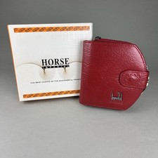 Vintage Horse Imperial Wallet Red Leather NOS