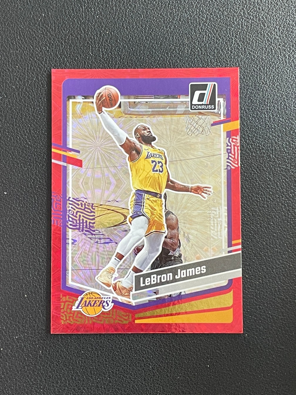 LeBron James 2023-24 Panini Donruss Red Fireworks /88 #2