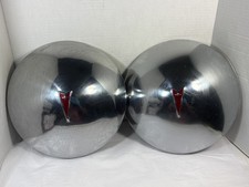 Set Of 2 Vintage 1970s Pontiac Dog Dish 10.5 Hub Caps- Gto Firebird Lemans