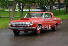1963 DODGE POLARA 4x6 Borderless PHOTO