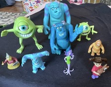 Disney/Pixar Monsters, Inc. McDonald's 2001 Lot of 8 Figures Mike Sulley Boo