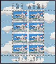Switzerland 1988 miniature sheet Mi. 1369 canceled