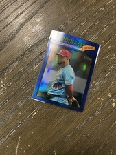 Willson Contreras #218 Chrome Blue Border Cardinals MLB 2025 Topps Heritage /150