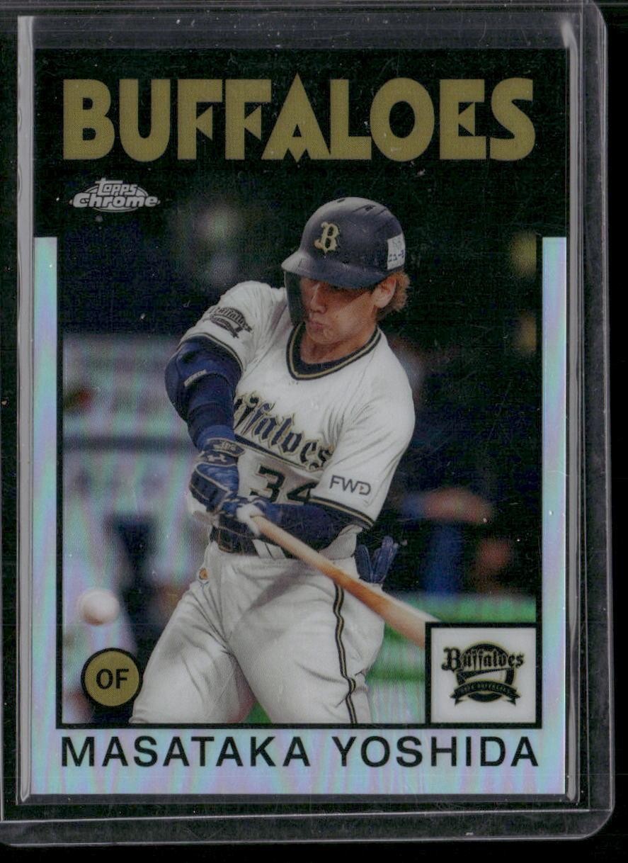 2021 Topps Chrome NPB #86-MY Masataka Yoshida 1986 Topps Baseball