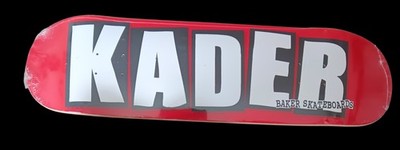 Baker Kader Sylla Debut Brand Name Skateboard Deck RARE