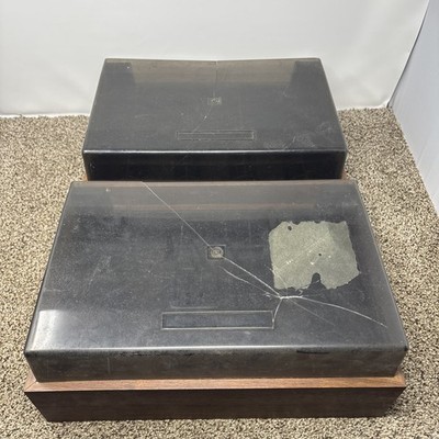 Atari 2600 Game Holder DAMAGED LOT OF 2 READ!
