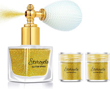 Gold Body Glitter Spray Shimmering Spray Powder Sparkle