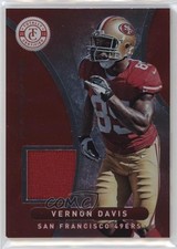 2012 Totally Certified Materials Platinum Red 164/299 Vernon Davis #65 1bi0