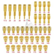 42pcs Carb Main Pilot Slow Jet for Mikuni RS34 RS36 RS38 RS40 Flat Slide Rack