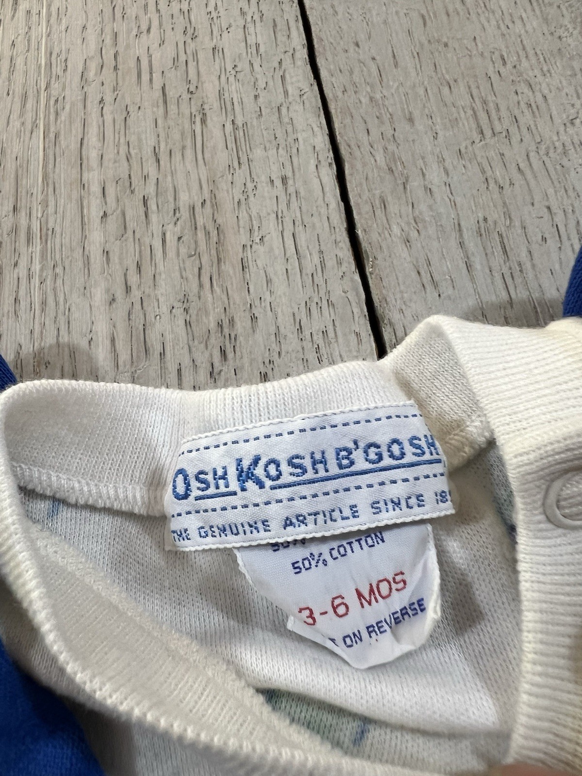 Vintage Oshkosh B’Gosh Fairytale Storybook Mice Overall Set Size 3-6 Months image 3