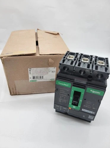 Square D HDL36100 PowerPact Circuit Breaker 100A 3P 600V HD150