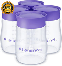 Breastmilk Storage Bottles  4-Pack 5Oz BPA  Bps-Free  Pump-To-Storage Feeding