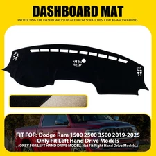 Fit Dodge Ram 1500 2500 3500 Dashmat Dash Cover Dashboard Mat Car Interior Pad