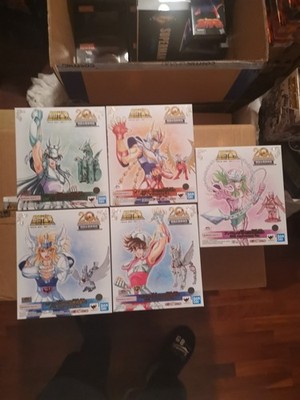 LOTTO SAINT SEIYA SHIRYU HYOGA SHUN IKKI V1 20TH ANNIVERSARY MYTH STOFF BANDAI