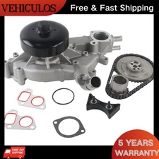 Engine Timing Chain Kit Water Pump for Chevrolet GMC Tahoe Yukon 4.8L 5.3L 6.0L