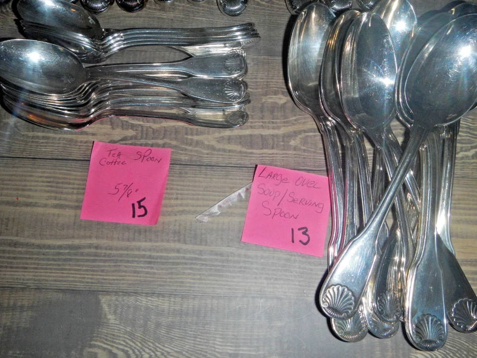 ЛОТ 56 ШТУК Vendome / Arcantia Christofle Посеребренные НОЖИ, ЛОЖКИ, ВИЛКИ ВЫГЛЯДЯТ - Изображение 4 из 4