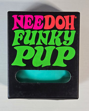 NeeDoh Funky Pup TEAL Squishy Fidget Toy Schylling NEW Sealed TikTok Viral