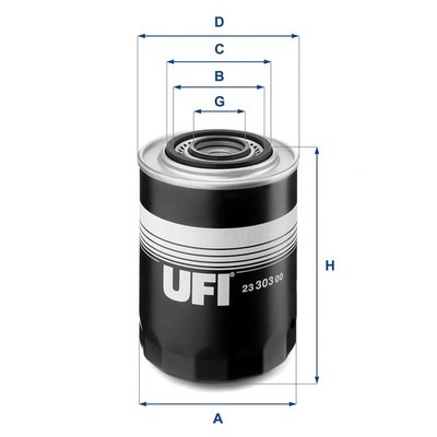 ORIGINAL  Ufi Ölfilter passend für Opel MOVANO A Kasten MOVANO A Bus MOVANO A