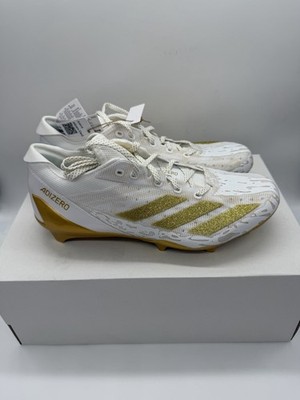 Adidas Adizero Electric Cleated Fußballschuhe Weiß/Gold  42,5 44 44,5