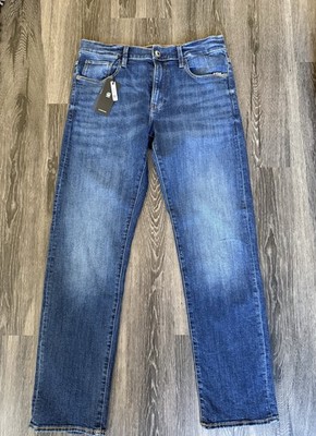 G-Star Herren Jeans 3301 Straight Regular W31 L32 Blau Neu