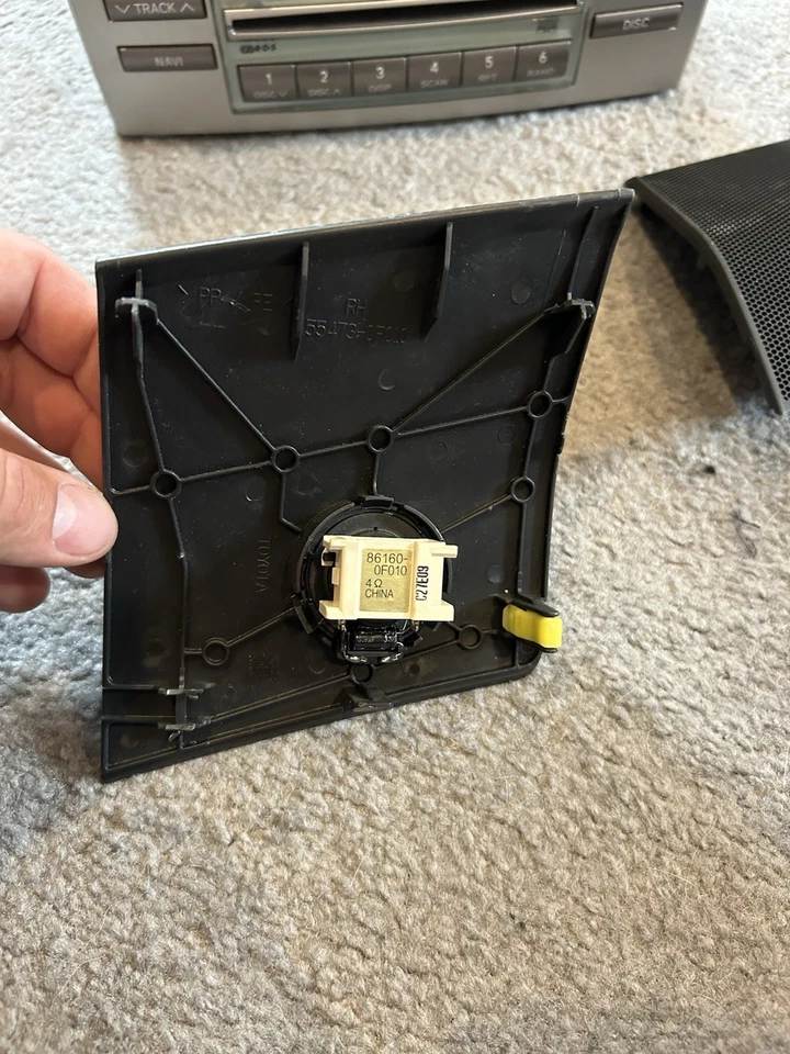 Radio CD Mp3 Autoradio Audiosystem TOYOTA COROLLA VERSO II AR10 86120-0F030 - Bild 4 von 4