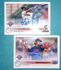 2022 Topps Pro Debut Chih-Jung Liu Auto #PD-89 AND Alexander Ramirez Auto #106