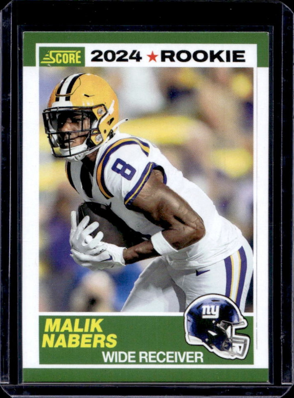 2024 Panini Score Malik Nabers 35th Anniversary Rookies Rookie RC #5 Giants