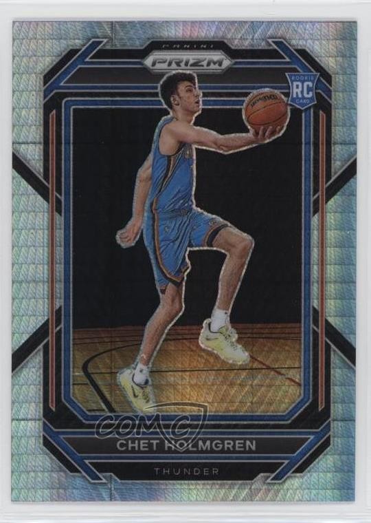 2022-23 Panini Prizm Hyper Prizm Chet Holmgren #266 Rookie RC 4o1