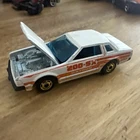 VTG 1981 Datsun 200SX Hot Wheels Diecast Car White Orange Hong Kong Opening Hood