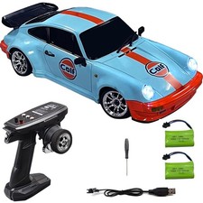 FLYCOLOR LD1898 1/18 RC Drift Car GTR R34 2.4GHz RWD Gyroscope on-Road Alloy