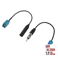 2PCS Car Radio Antenna Adapter Universal Vehicle FM AM Radio Fakra Z Male