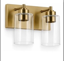Gold 2 Light Vanity Light- Brand New, Open Box