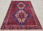 Amazing Hand Knotted Vintage Tribal Afshour Wool Area Rug 6 x 4 Ft — photo 2