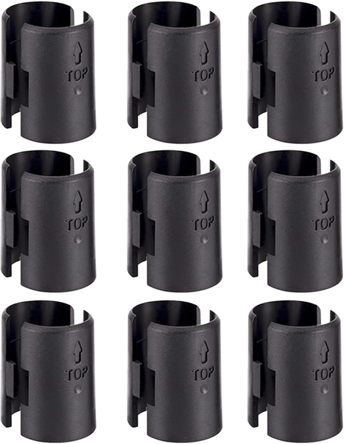 16 Pack Wire Shelving Shelf Lock Clips for 1" Post Shelving Sleeves Replacement