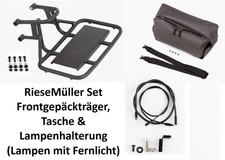 RieseMüller Set Frontgepäckträger, Tasche ...