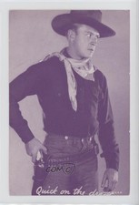 1940-60 Exhibit Western Stars Purple Quick on the Draw 0s4