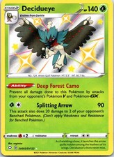Decidueye Shiny Holo Rare Shining Fates: Shiny Vault SV003/SV122 NM on eBay