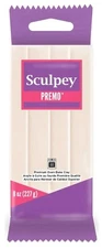Sculpey Premo Polymer Clay Translucent 8oz Block Premium Oven Bake