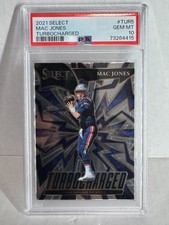 Mac Jones 2021 Panini SELECT TURBOCHARGED Rookie RC PSA 10