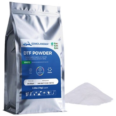 2.2lbs Direct to Film TPU DTF Powder White Hot Melt Adhesive Powder Medium USA