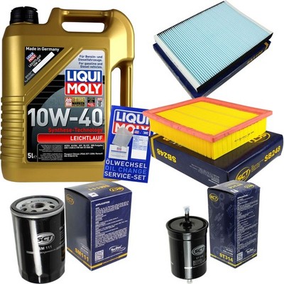 INSPEKTIONSKIT FILTER LIQUI MOLY ÖL 5L 10W-40 für VW Golf III 1H1 1.8 2.0 1.6