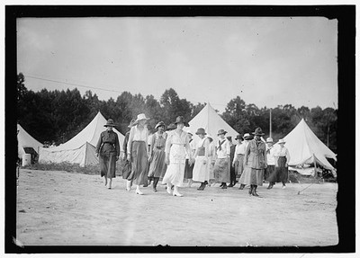 Photo:Government Girls Camp,Unidentified Location,1918,Harris & Ewing,1