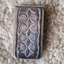 CLBZ Native American Indian Style Money Clip Bill Holder MITCHELL CALABAZA