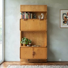 Mobile Vintage Acero Ante Ribalta Design Italia Anni 60 Originale