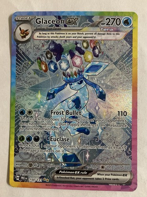 #ad Glaceon EX 150 131 Prismatic Evolutions Special Illustration Rare SIR $175.00