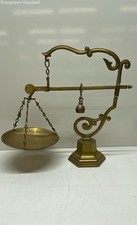 Antique MDCV Italian/French Tuscan-Style Brass Countertop Balance Scale