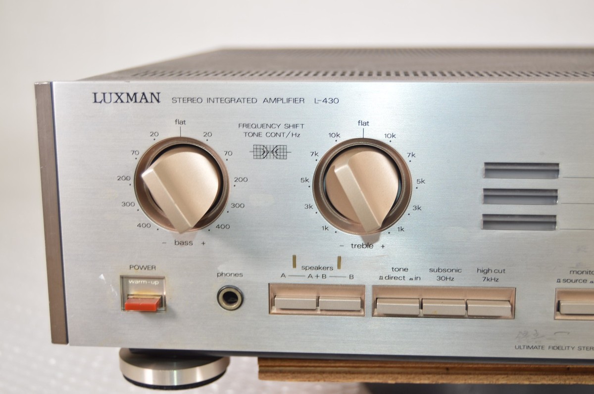 LUXMAN L-430 Stereo Integrated Power Amplifier Vintage Audio