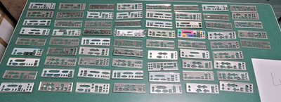 68 Stück ATX Slotblende I/O Blende Anschlussblende Mainboard Konvolut #3